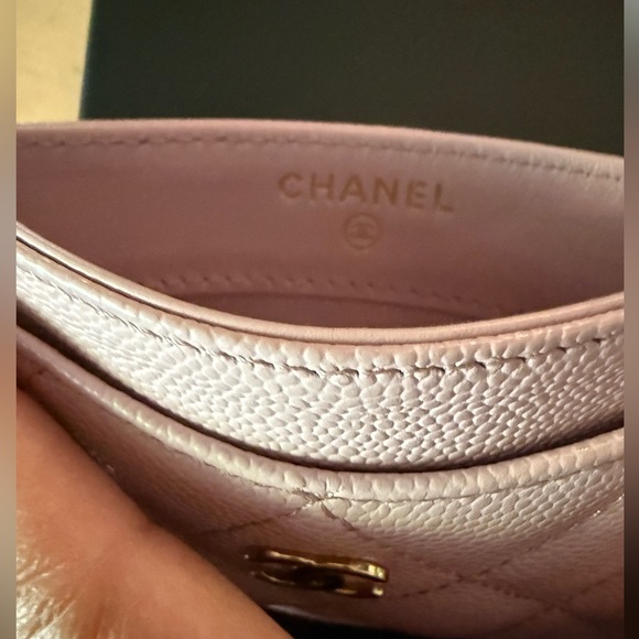 Chanel Light Pink Quilted Card Holder . 100% authentic - Picture 8 of 11
